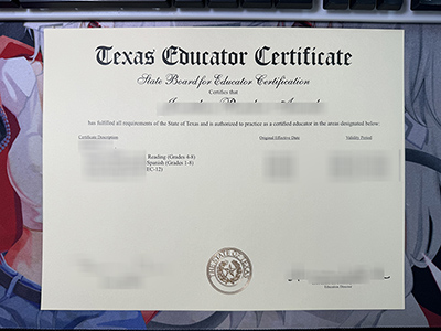 Texas Educator Certificate