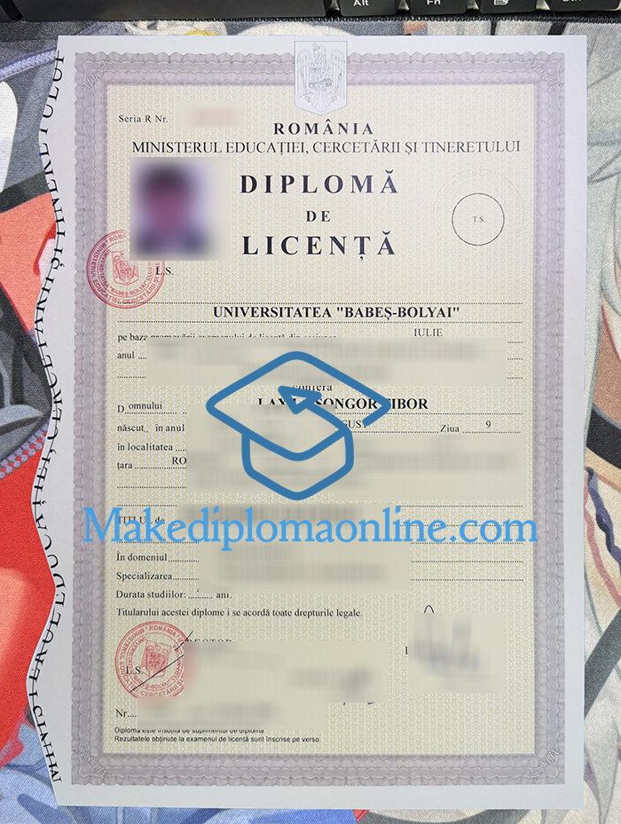 Babeș-Bolyai University Diploma