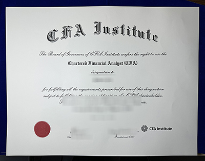 CFA Institute Certificate