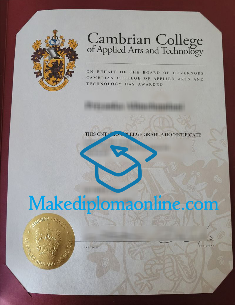 Cambrian College Diploma