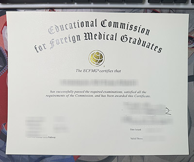 ECFMG Certificate