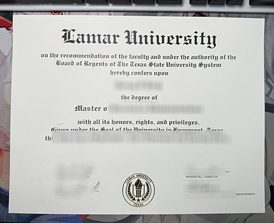 Lamar University Diploma