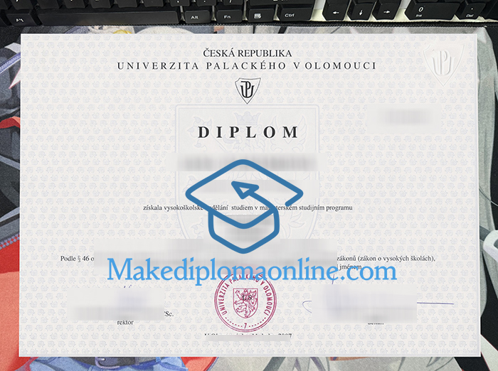 Palacký University Olomouc Diploma