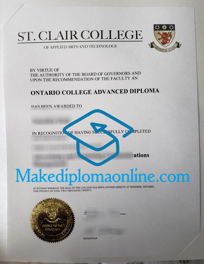 St. Clair College Diploma