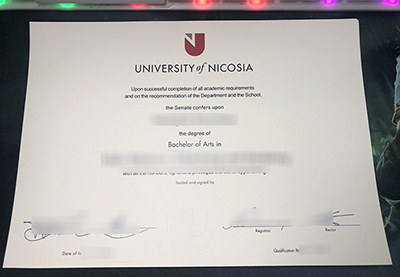 University of Nicosia Diploma