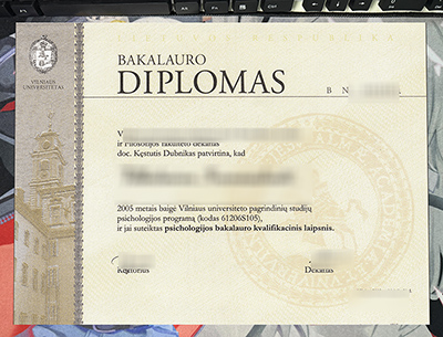 Vilnius University Diploma