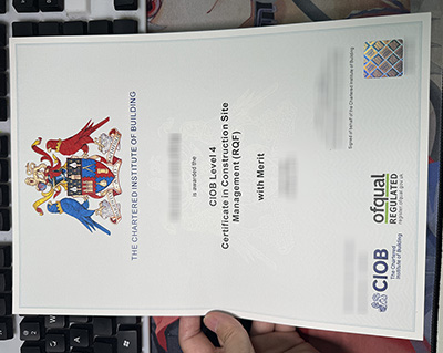 CIOB Certificate