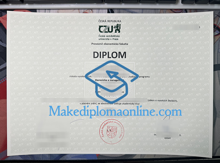 CZU Diploma