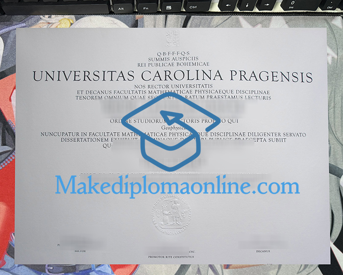 Charles University Diploma