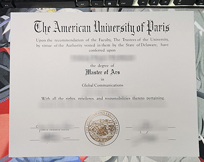 American University of Paris Diploma