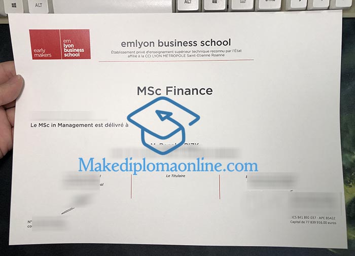 Emlyon Business School Diploma