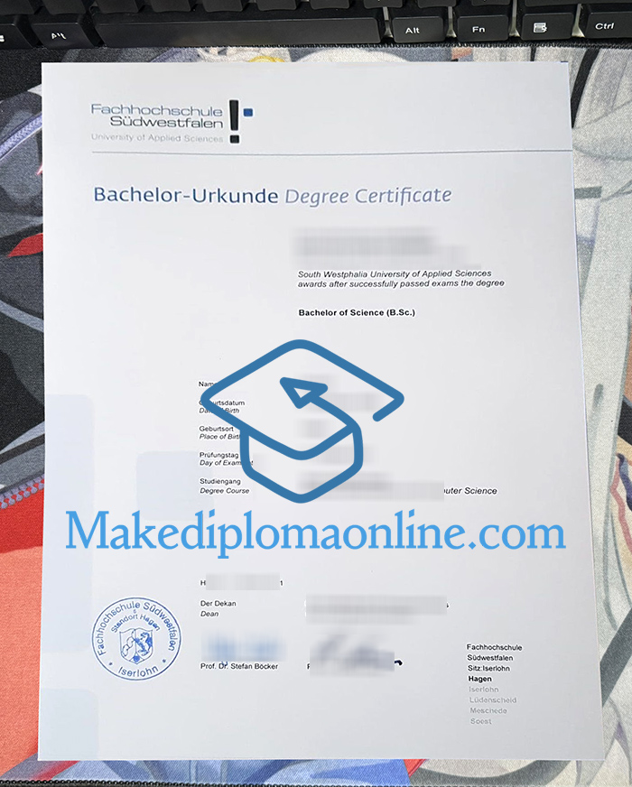 FH SWF Degree Certificate