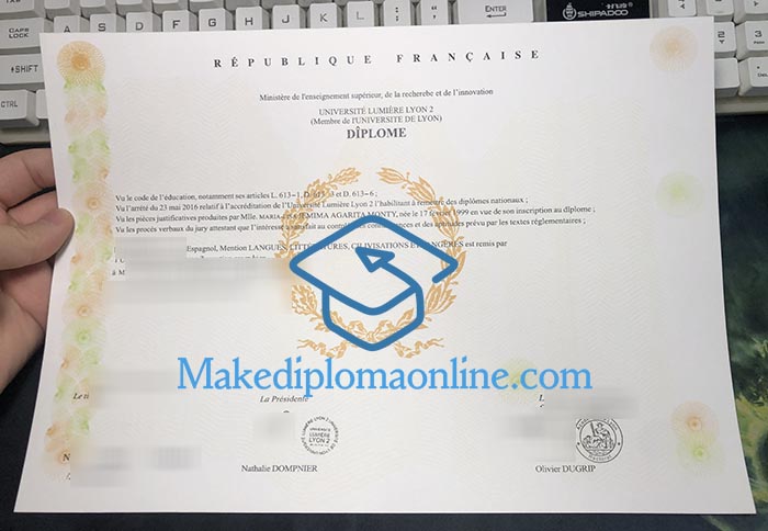 Université Lumière Lyon 2 Diploma