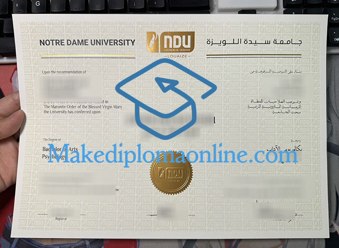 NDU Louaize Diploma