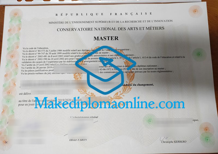 CNAM Diploma