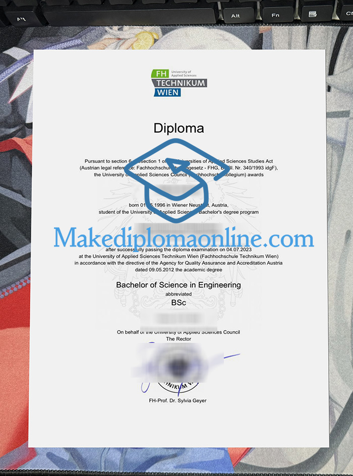 FH Technikum Wien Diploma