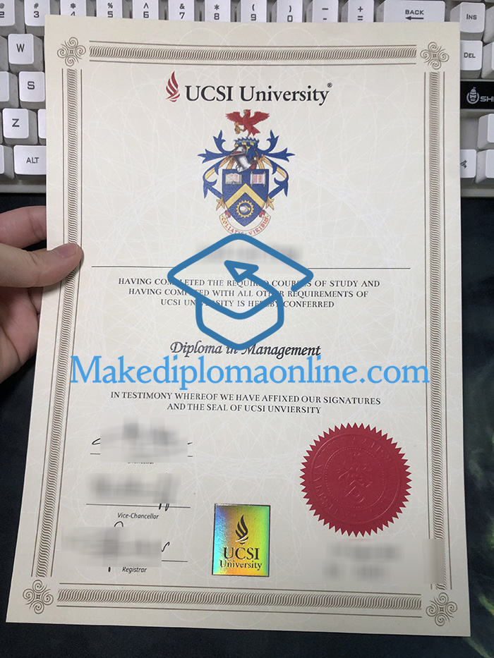 UCSI University Diploma