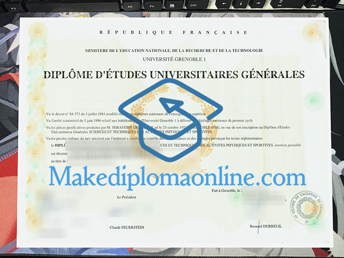 Université Joseph-Fourier Diploma