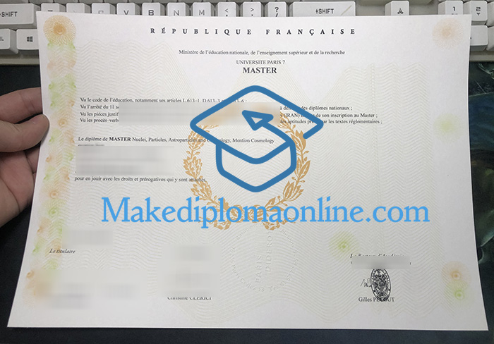 University Paris 7 Diploma