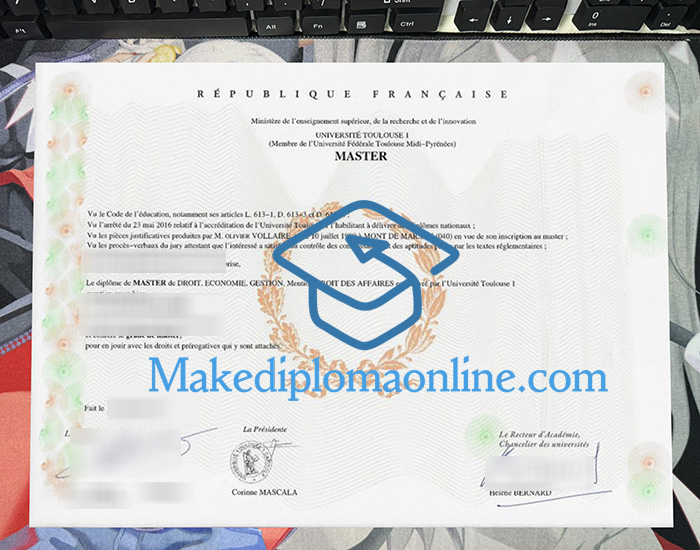 Université Toulouse 1 Diploma