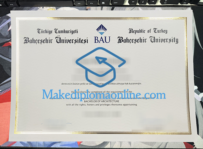 Bahçeşehir University Diploma, BAU Diploma