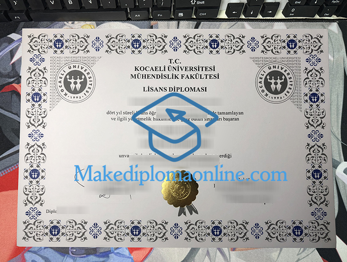 Kocaeli University Diploma, Kocaeli Üniversitesi Diploma