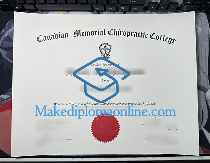 CMCC Diploma, Canadian Memorial Chiropractic College Degree