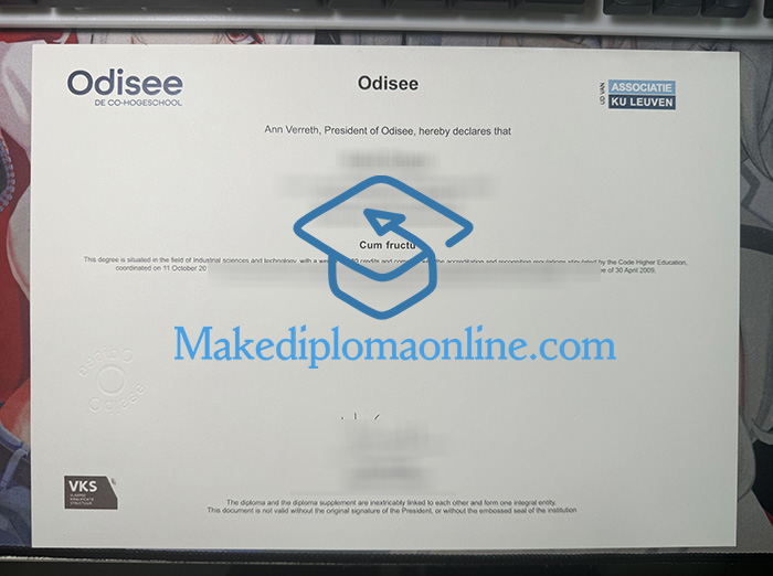 Odisee hogeschool Diploma