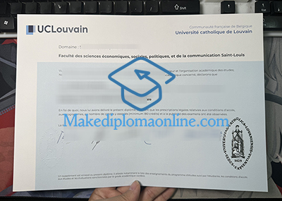 UCLouvain Diploma