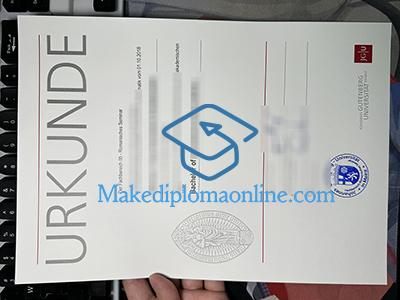 JGU Mainz Urkunde
