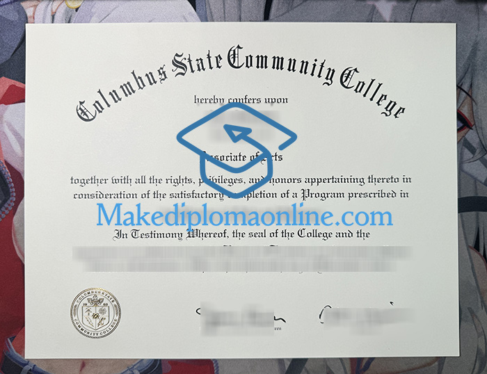 Columbus State Community College Diploma, CSCC Diploma Columbus State Community College Diploma, CSCC Diploma