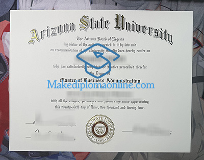 Arizona State University Diploma