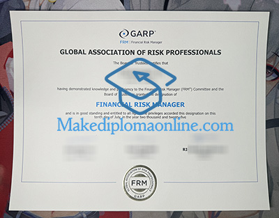 GARP Certificate