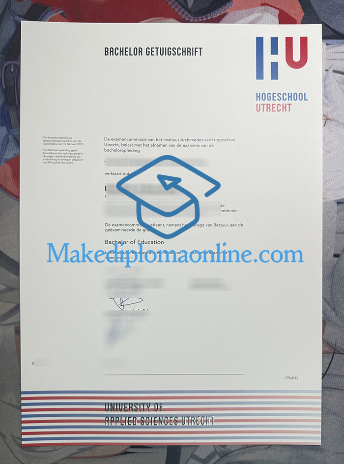 Hogeschool Utrecht Getuigschrift Hogeschool Utrecht Getuigschrift
