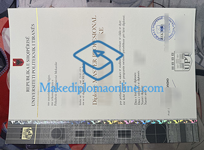 Polytechnic University of Tirana Diploma