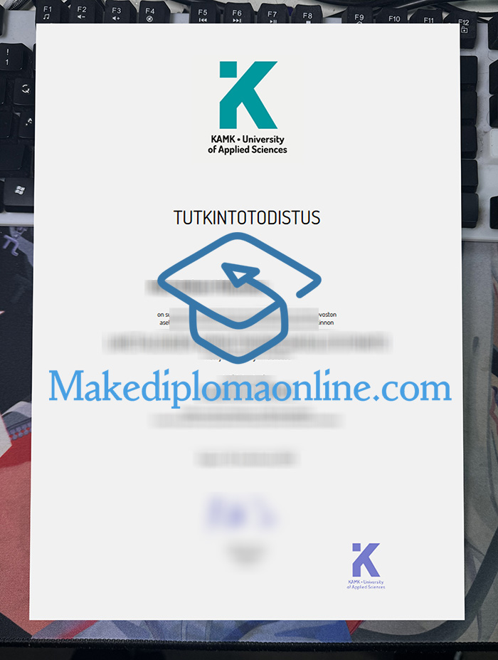 Kajaanin ammattikorkeakoulu Tutkintotodistus