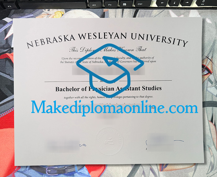 Nebraska Wesleyan University Diploma, NWU Diploma