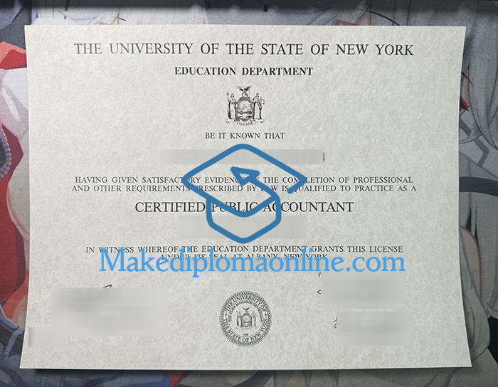 New York CPA Certificate