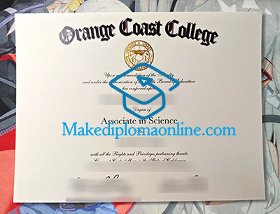 Orange Coast College Diploma