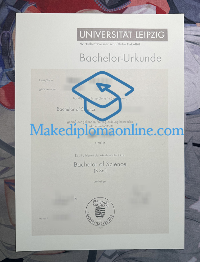 Universität Leipzig Urkunde
