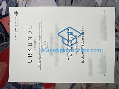 Hochschule Fulda Urkunde