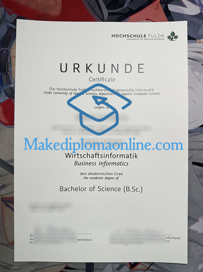 Hochschule Fulda Urkunde