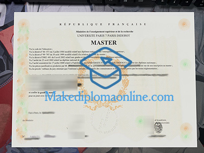 Université Paris-Diderot Diploma