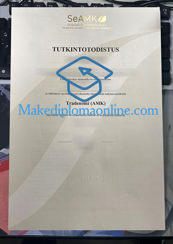 SEAMK Degree Certificate SEAMK Degree Certificate