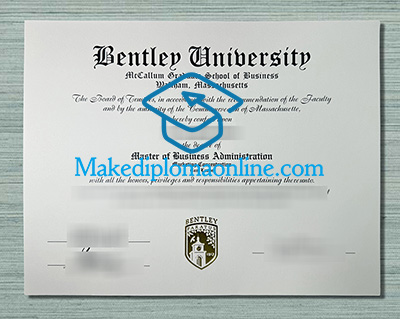 Bentley University Diploma