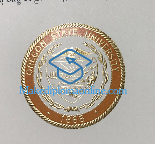 Oregon State University Diploma seal