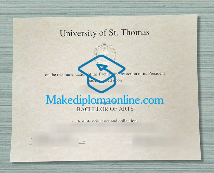 University of St. Thomas Diploma University of St. Thomas Diploma