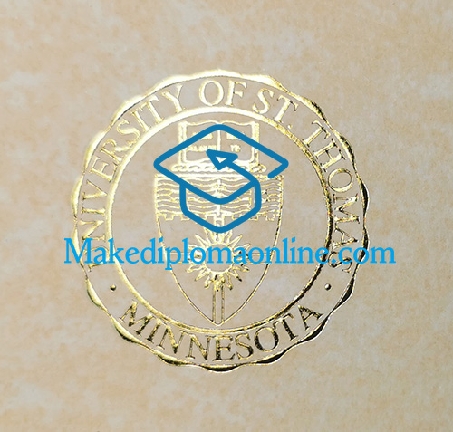 University of St. Thomas Diploma seal University of St. Thomas Diploma seal