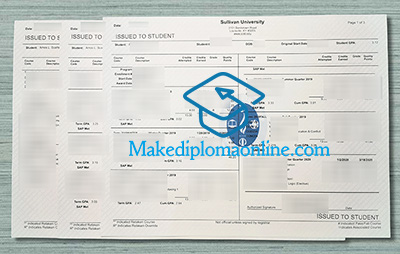 Sullivan University Transcript