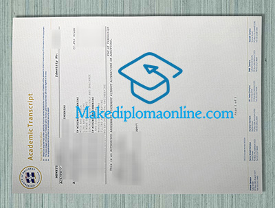 University of Ballarat Transcript